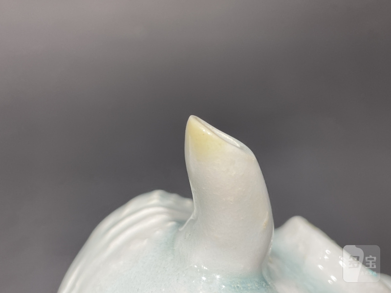 明 湖田窑并蒂莲水注 - 图11